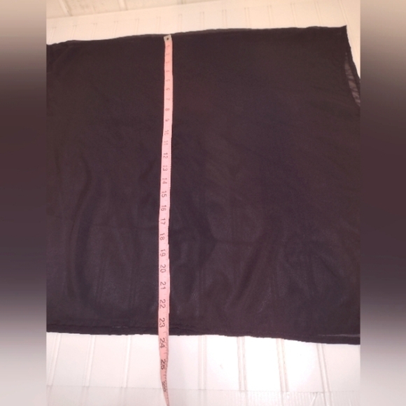 Mer Sea  & Co women's black sheer kimono/pen front layer one size - Picture 7 of 8